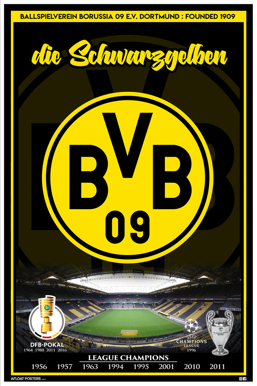Stunning dortmund poster designs that will elevate your space today