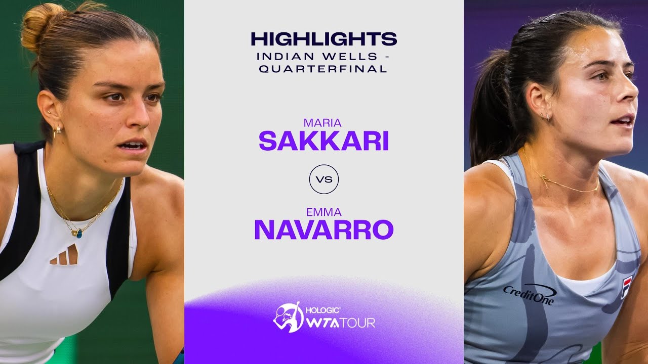 Robust showdown between emma navarro and maria sakkari awaits fans