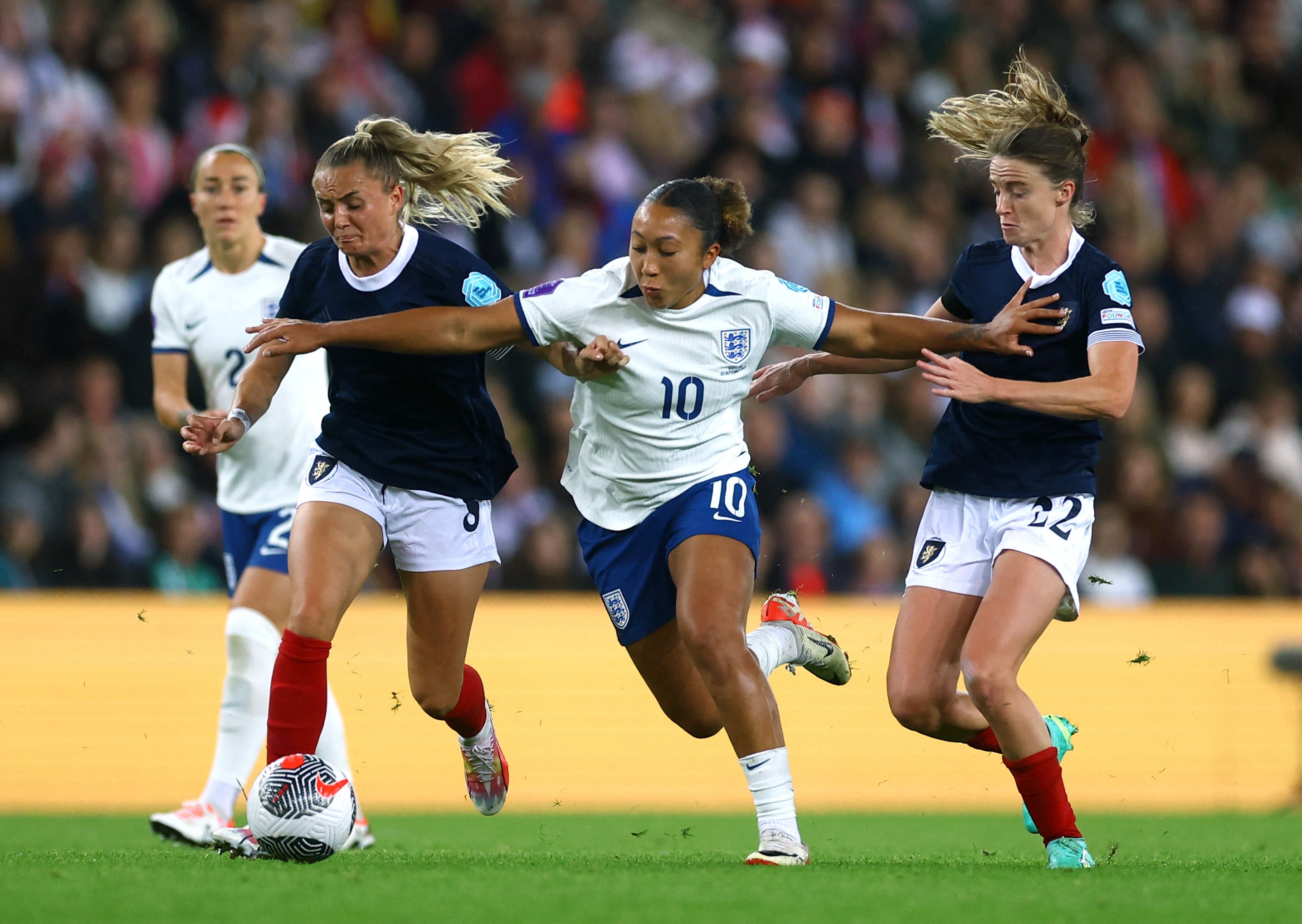 Teamwork shines in the thrilling england vs scotland women’s football clash