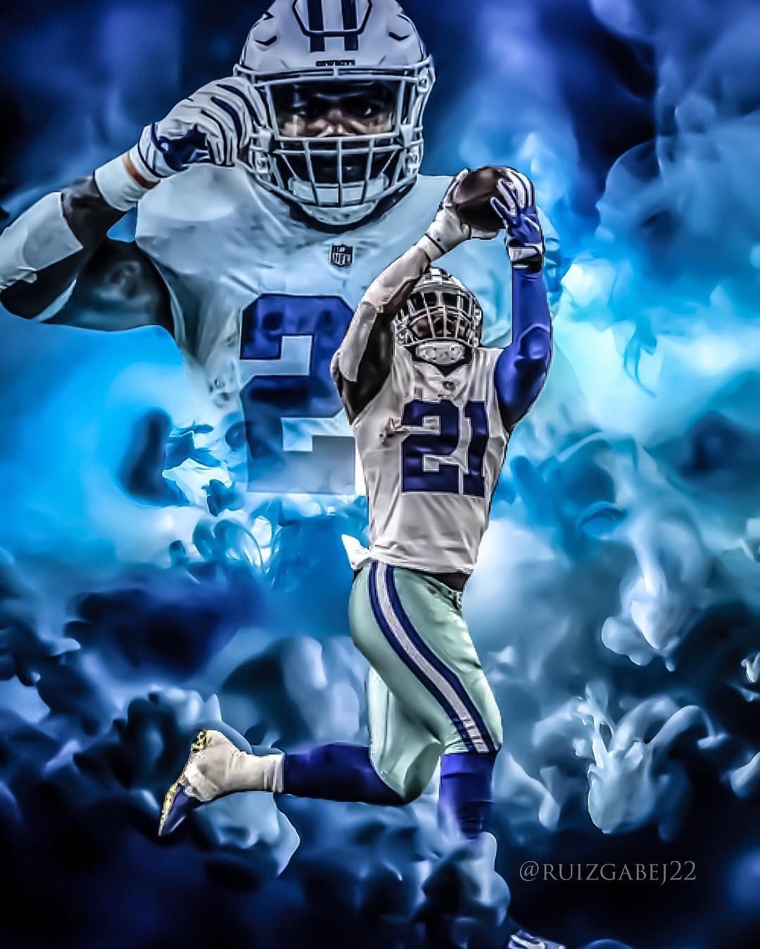 Minimalist ezekiel elliott wallpaper designs for true fans to enjoy