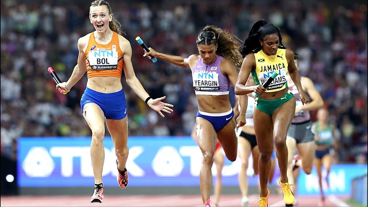 Fast-paced celebration of femke bol’s incredible 4×400 achievements