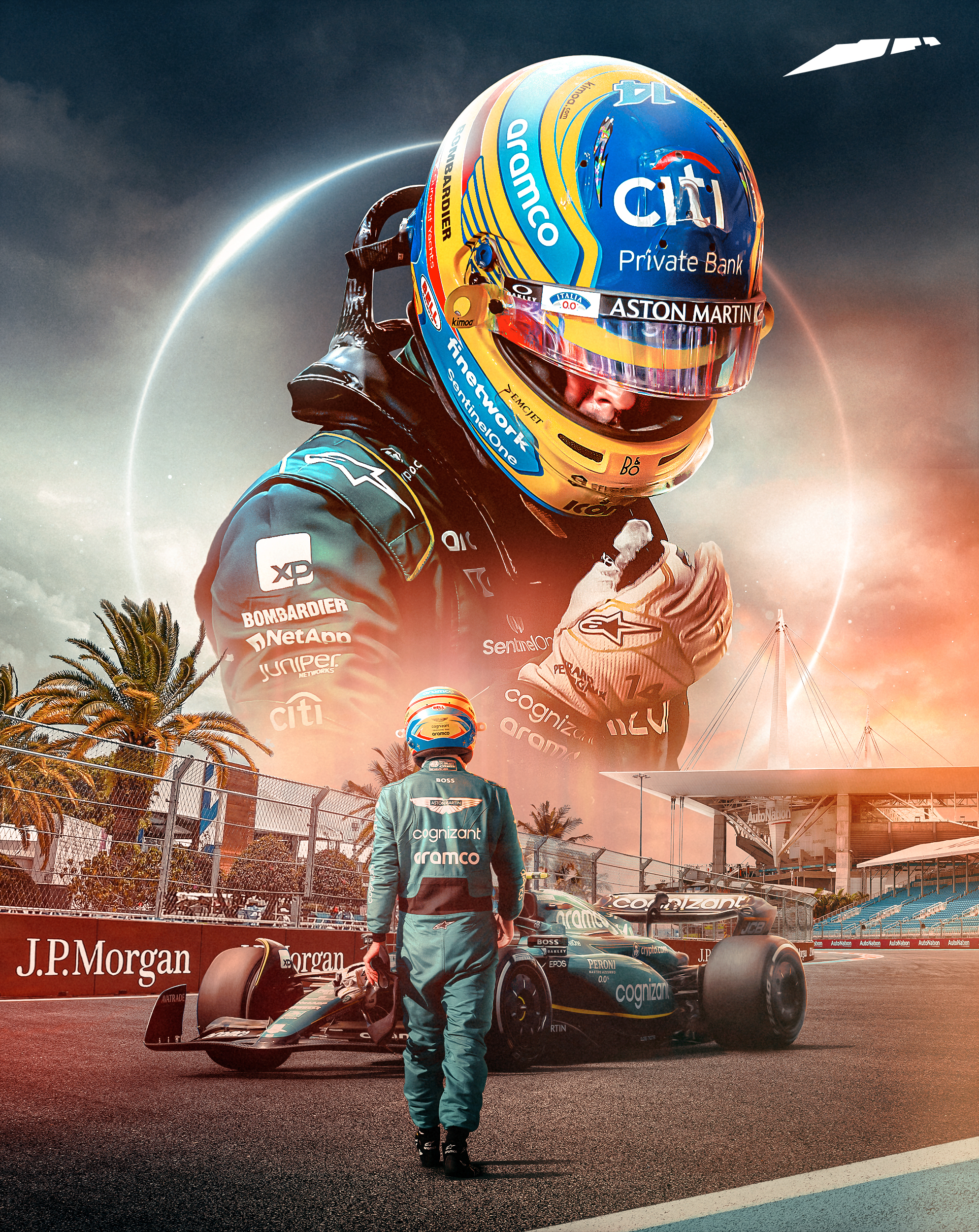 Fernando alonso aston martin wallpaper featuring iconic racing moments