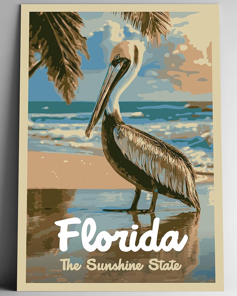 Discover dynamic florida state posters to celebrate your pride