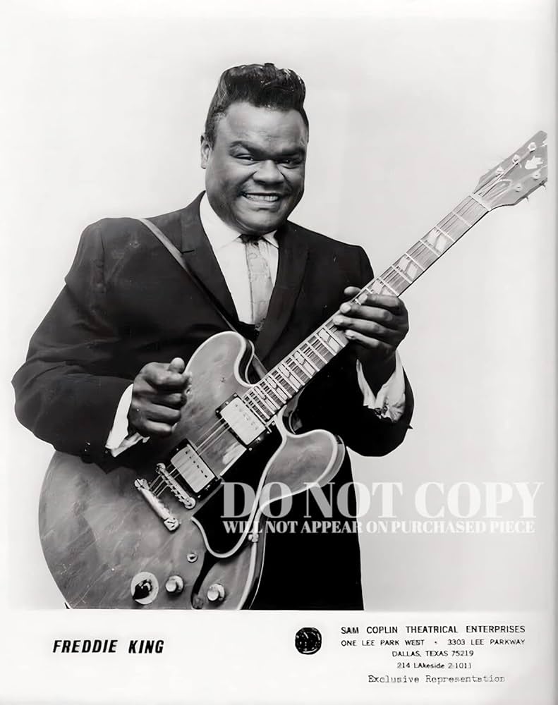 Freddie king poster showcase robust blues legends with style