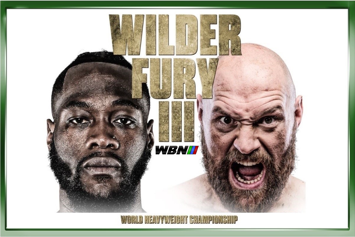 Fury vs wilder 3 poster showcasing dynamic match excitement and intensity