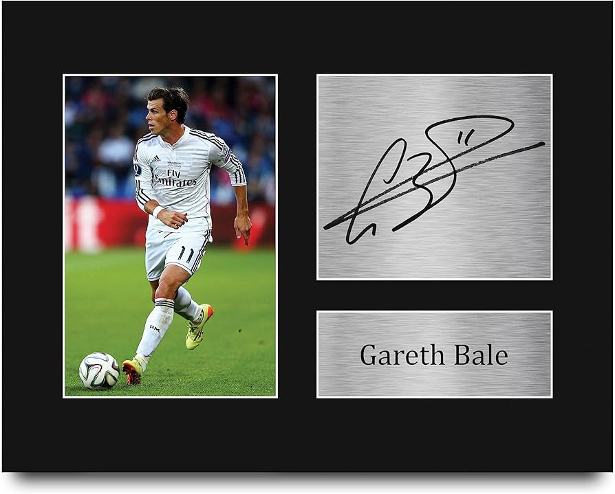 Gareth bale signature embodies the spirit of a legendary athlete