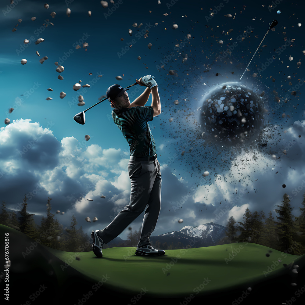 Artistic golf photography captures legendary moments on the course