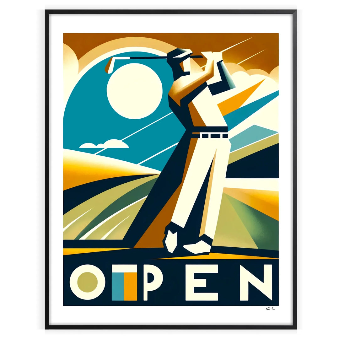 Famous golf paintings that showcase luxurious artistry and talent