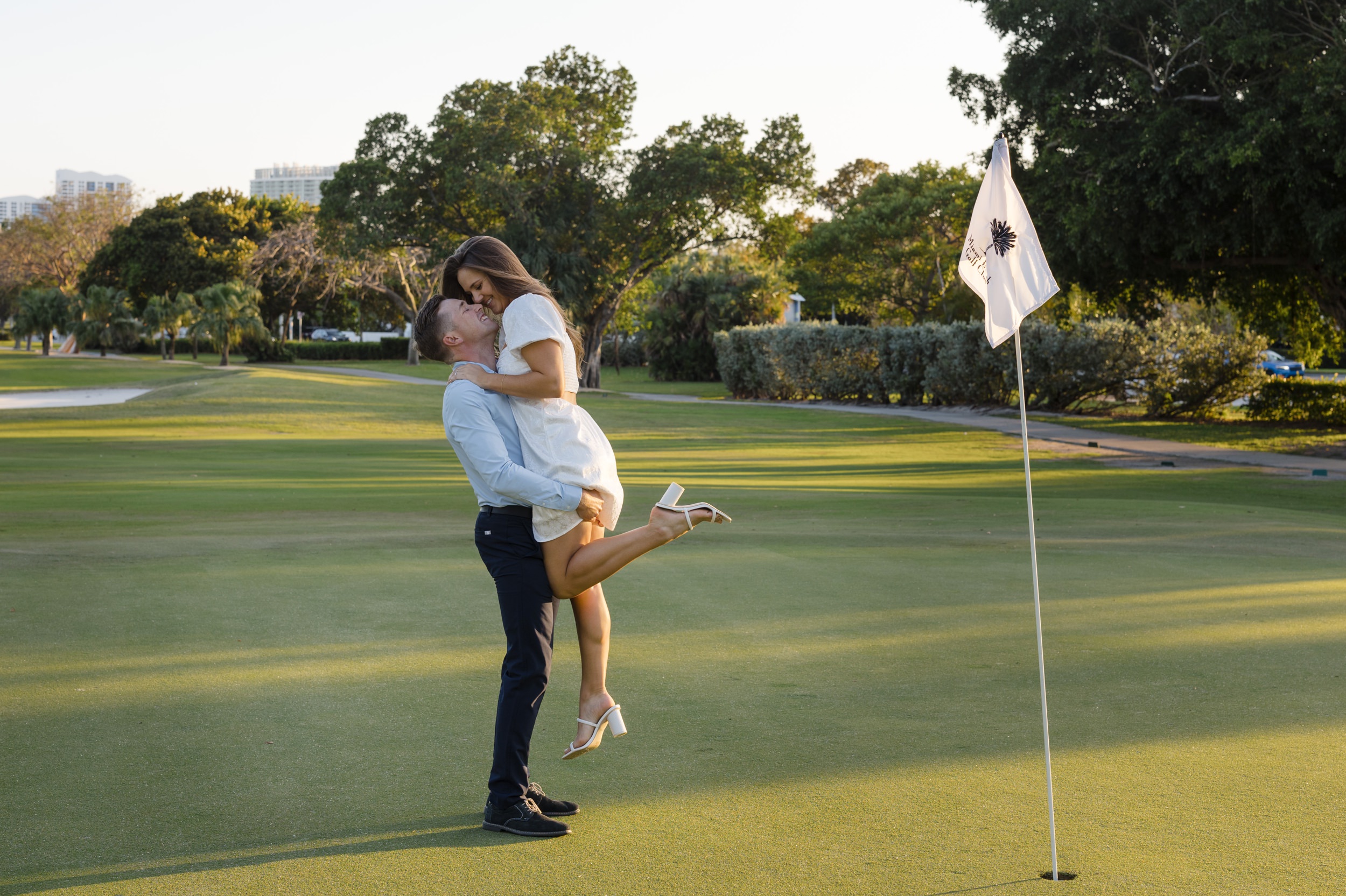 World-class golf course photoshoot capturing stunning moments on greens