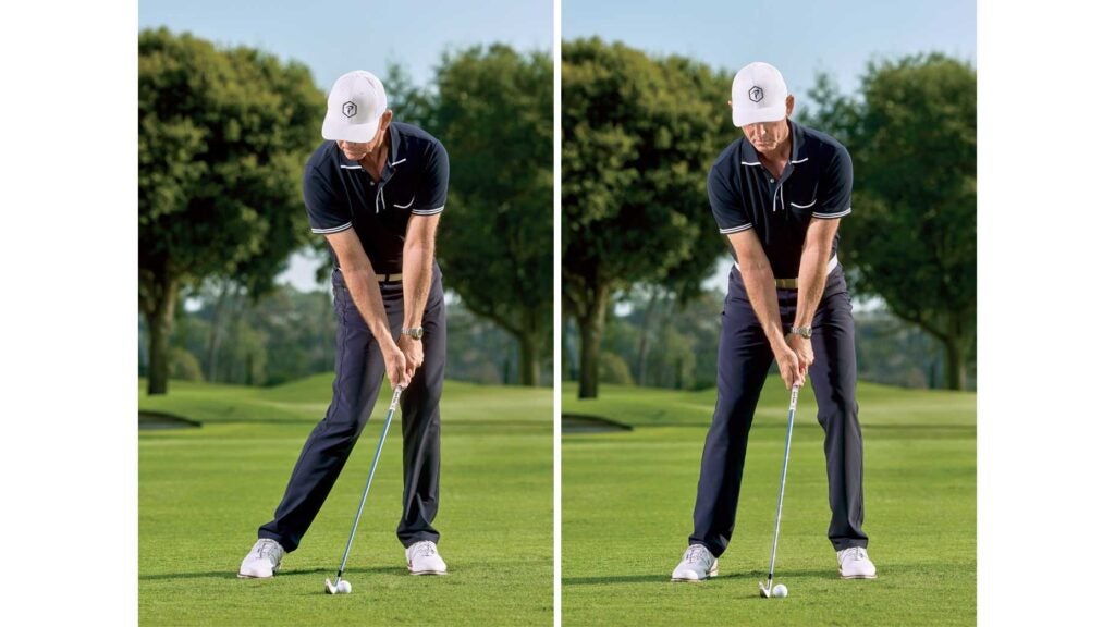 Golf swing at impact photos showcasing iconic moments in sport