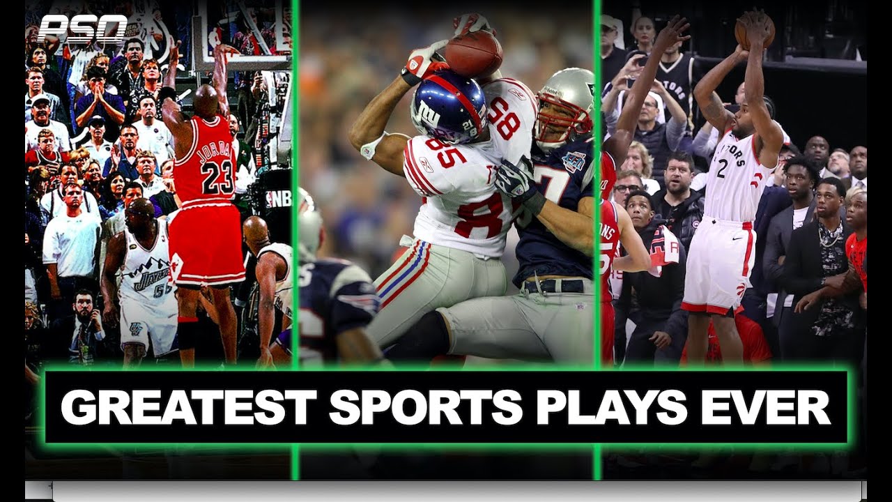 Greatest sports plays of all time featuring classic unforgettable moments