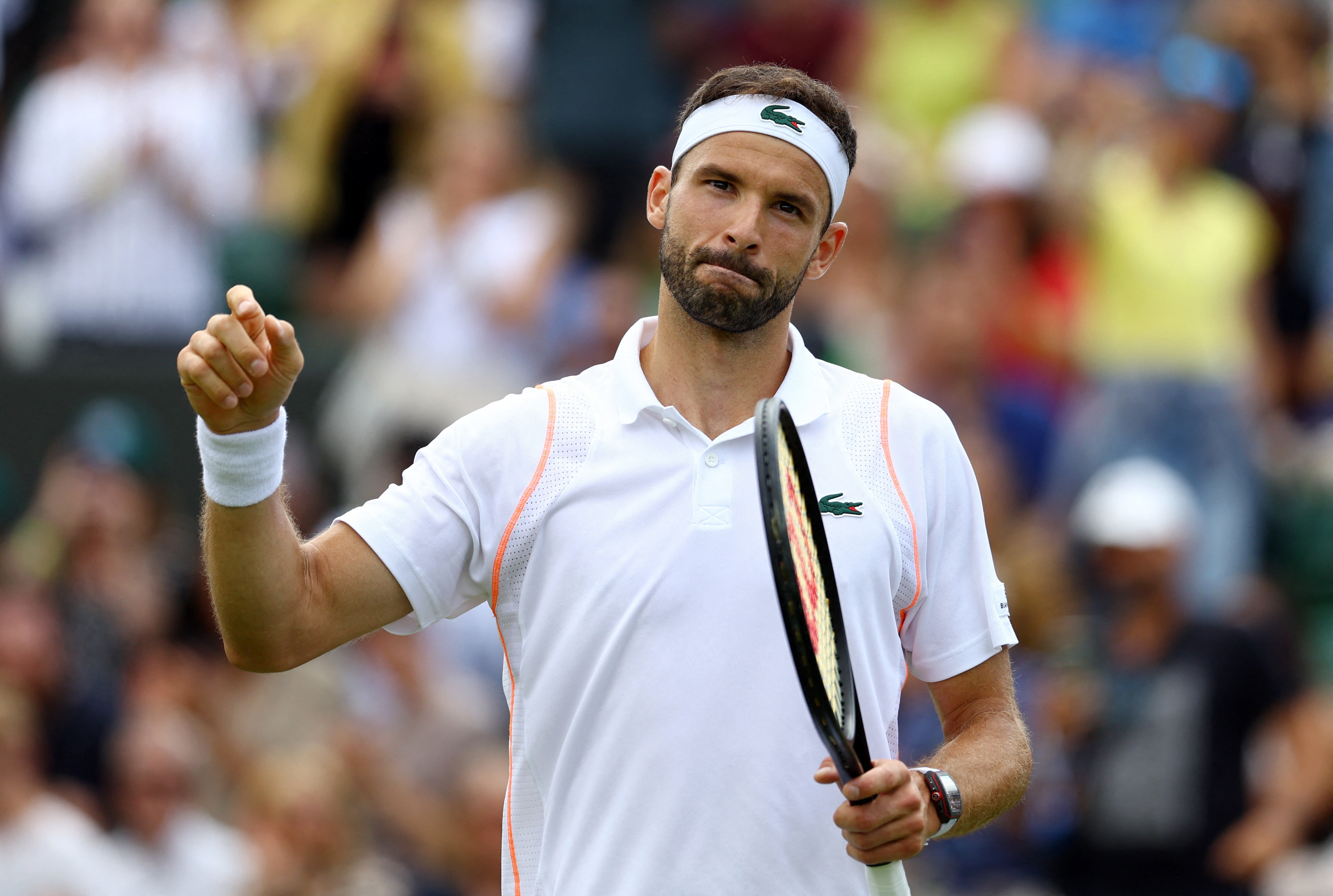 Thrilling grigor dimitrov at wimbledon 2023 a journey of triumph