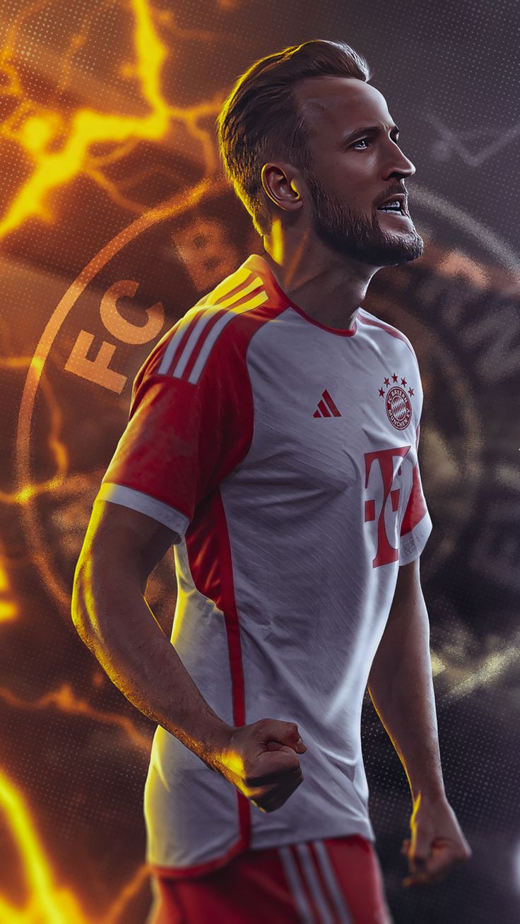 Harry kane bayern wallpaper to enhance your sports collection robustly