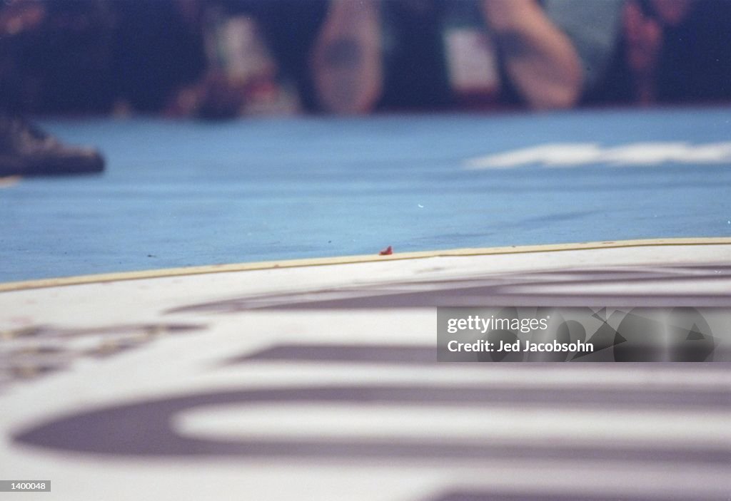 **evander holyfield’s iconic ear on canvas captured in history**