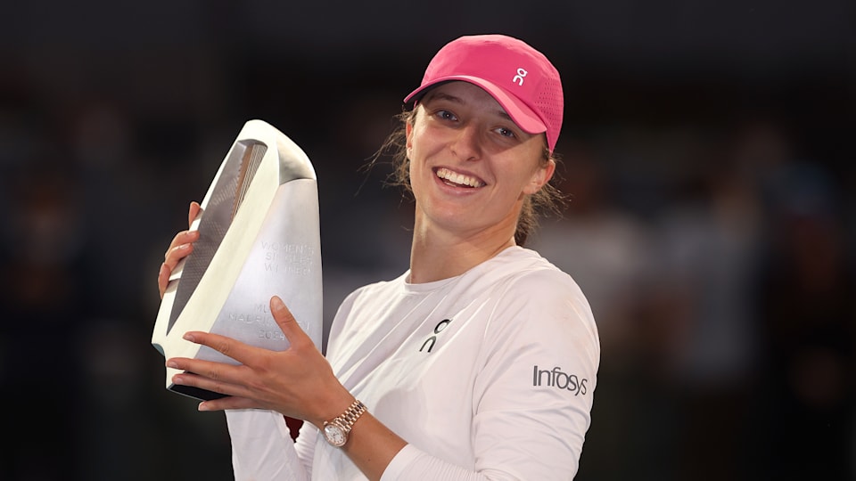 **iga swiatek shines in madrid with stunning tennis performances**