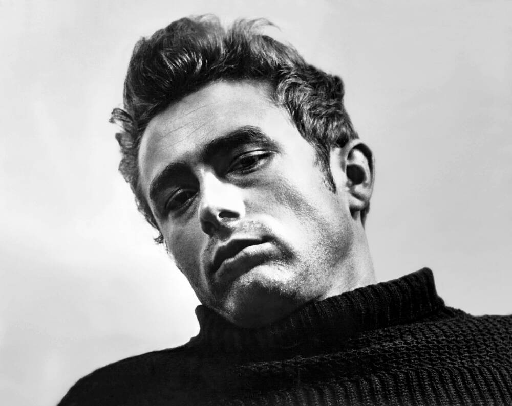 James dean portrait featured in iconic sporting moments of history