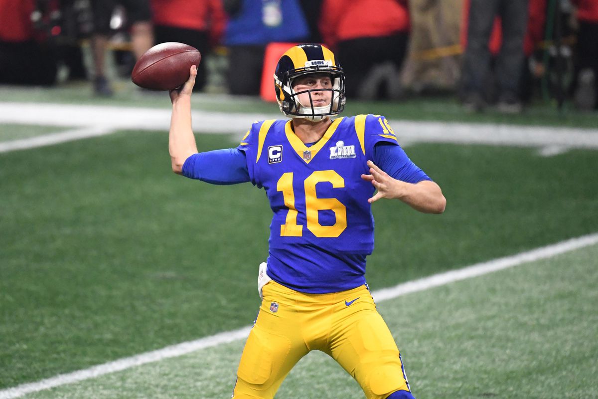 Competitive goff leads rams to super bowl triumph and glory