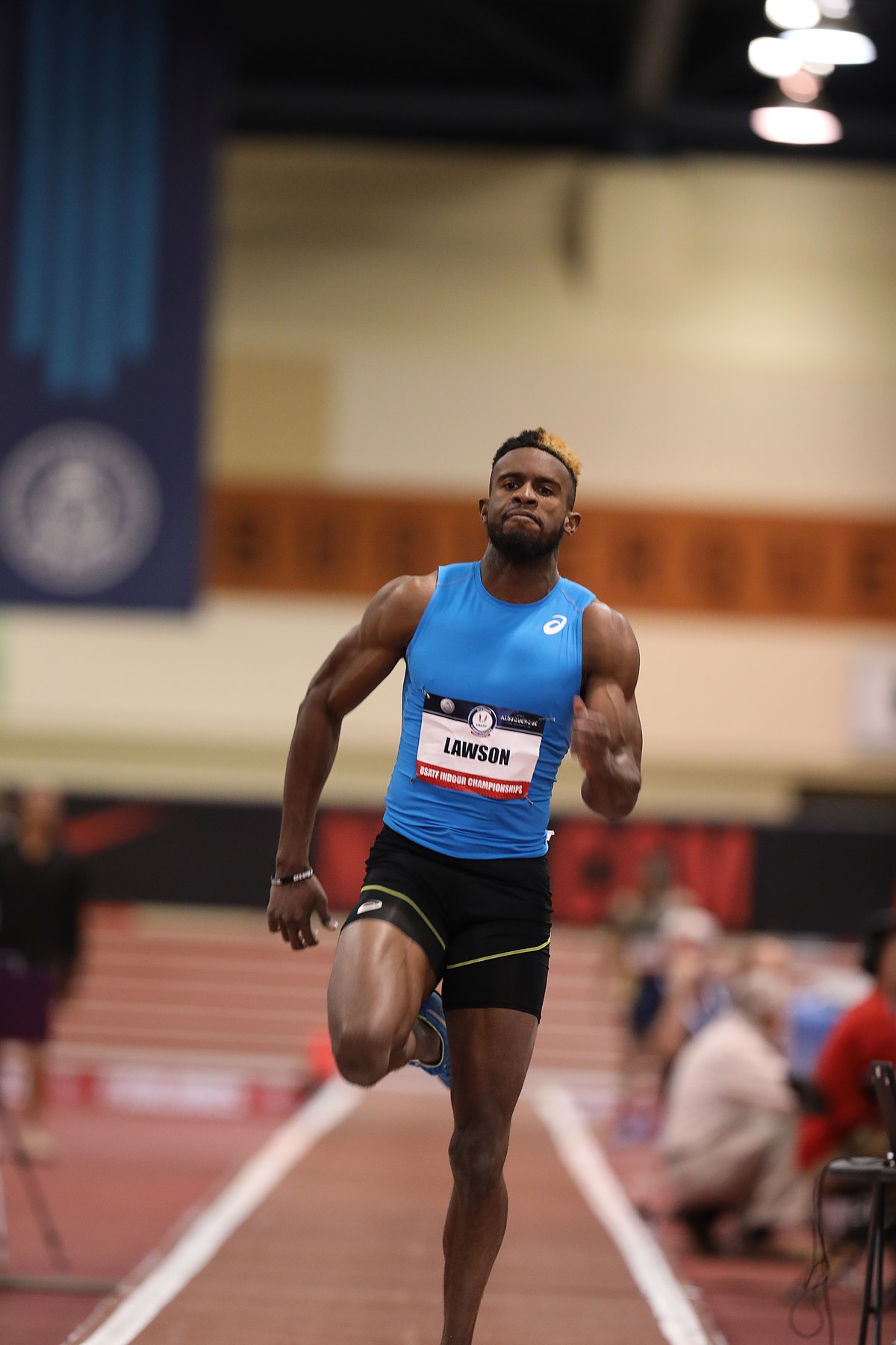 Robust jarrion lawson rise to stardom in track and field sports