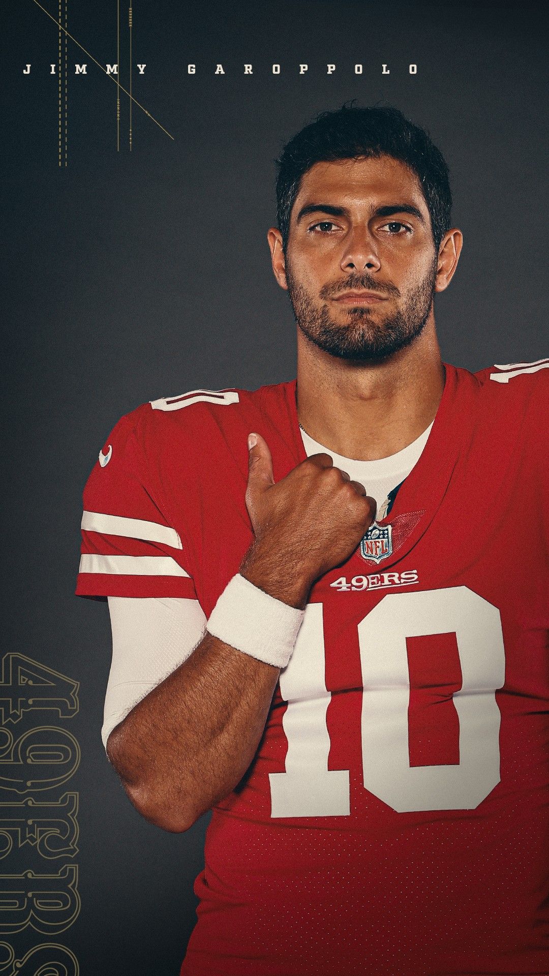 Jimmy garoppolo wallpaper to celebrate his victorious moments