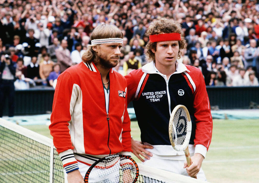 Energetic moments in bjorn borg’s unforgettable 1980 tennis saga