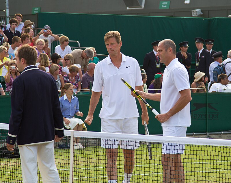 John mcenroe doubles partner brings vibrant energy to tennis courts