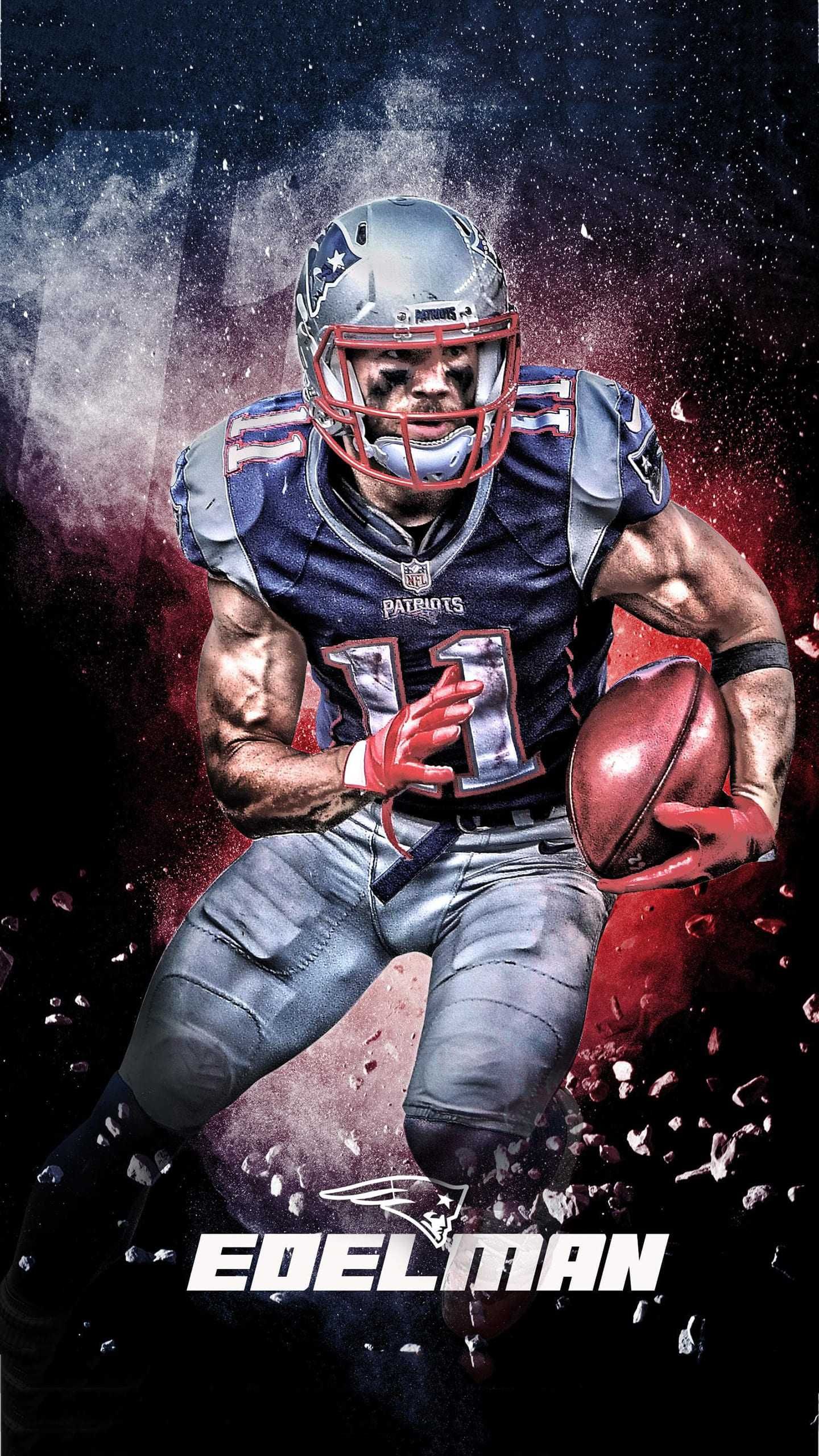 Julian edelman wallpaper to enhance your competitive sports vibe