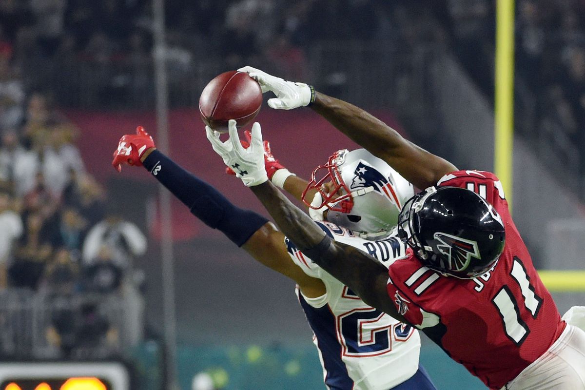 Top moments of julio jones in the super bowl showcasing greatness