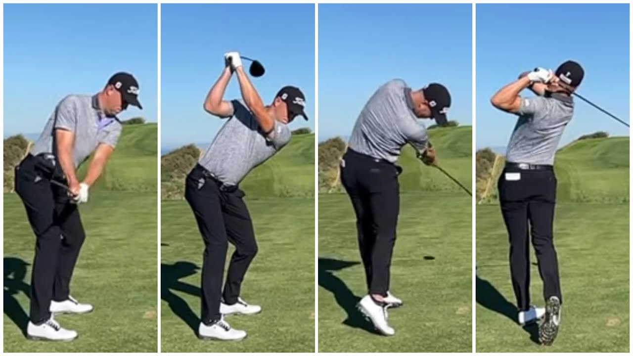 Justin thomas swing sequence showcases luxurious golfing finesse and power