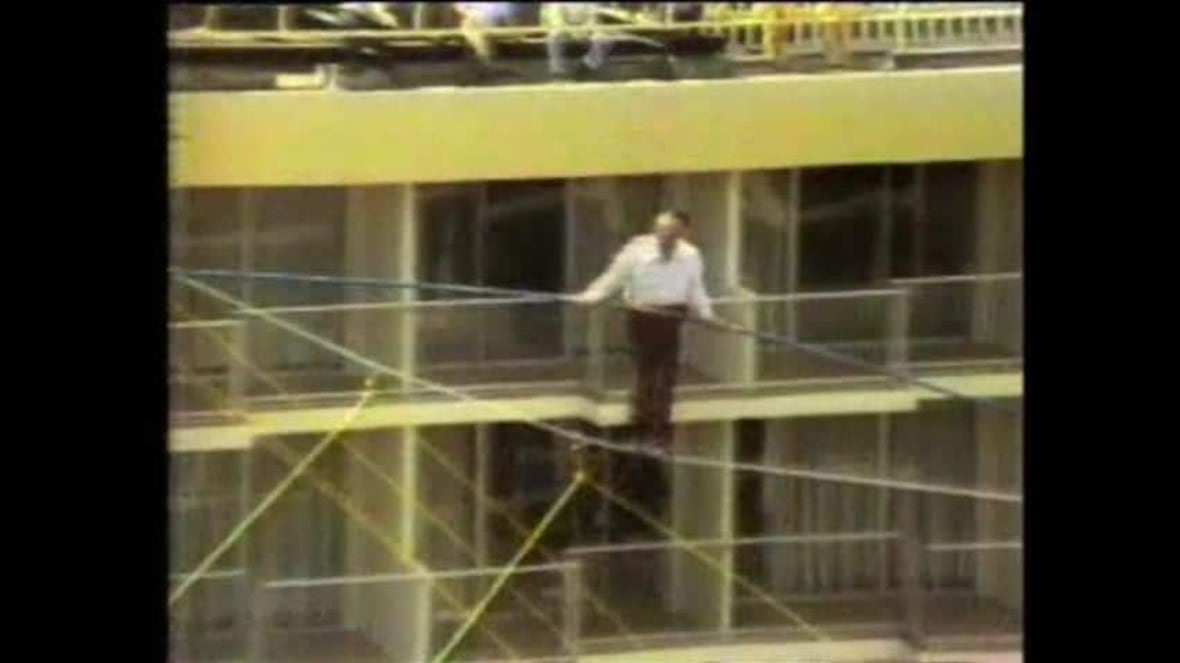 Experience the thrill of karl wallenda video showcasing his daring stunts