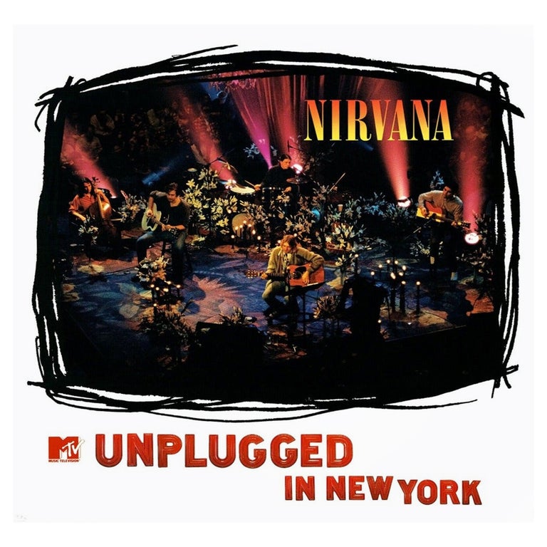 Nirvana unplugged poster: a contemporary piece of music history