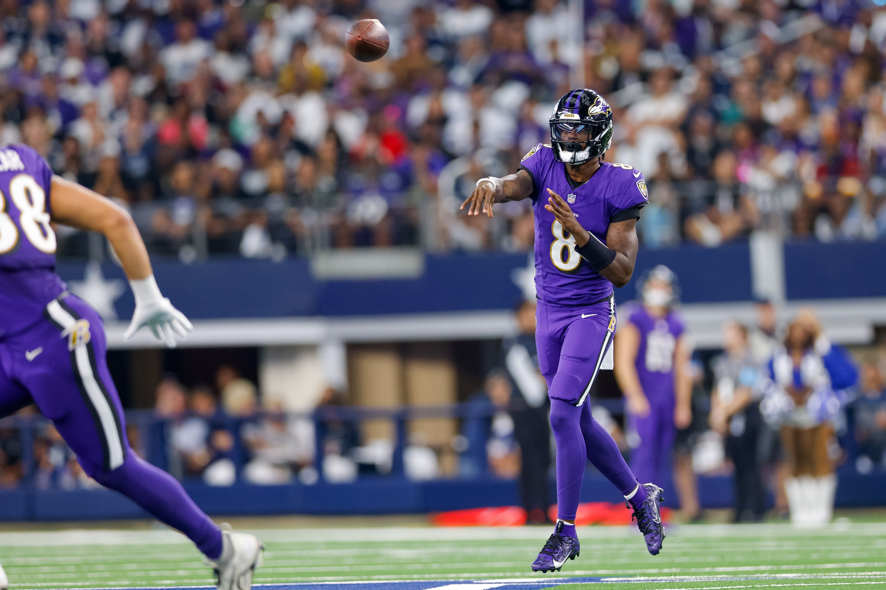 Lamar jackson backgrounds showcasing contemporary athletic excellence