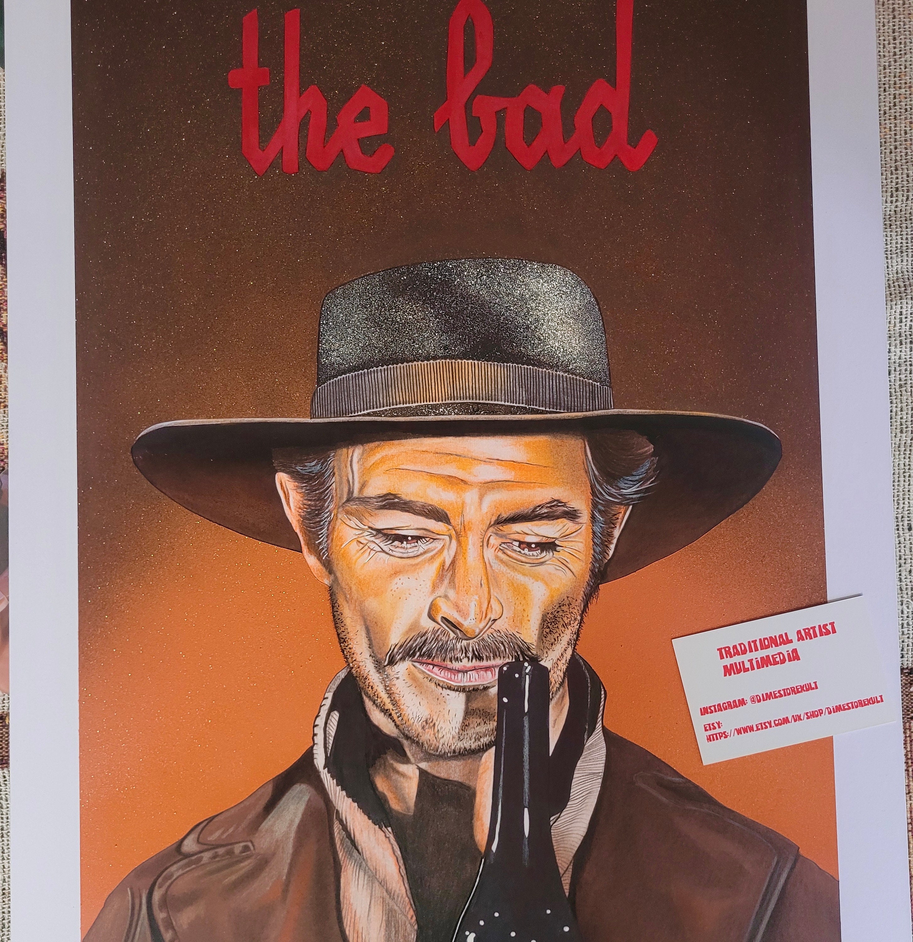 Fearless lee van cleef poster captures the essence of a legend