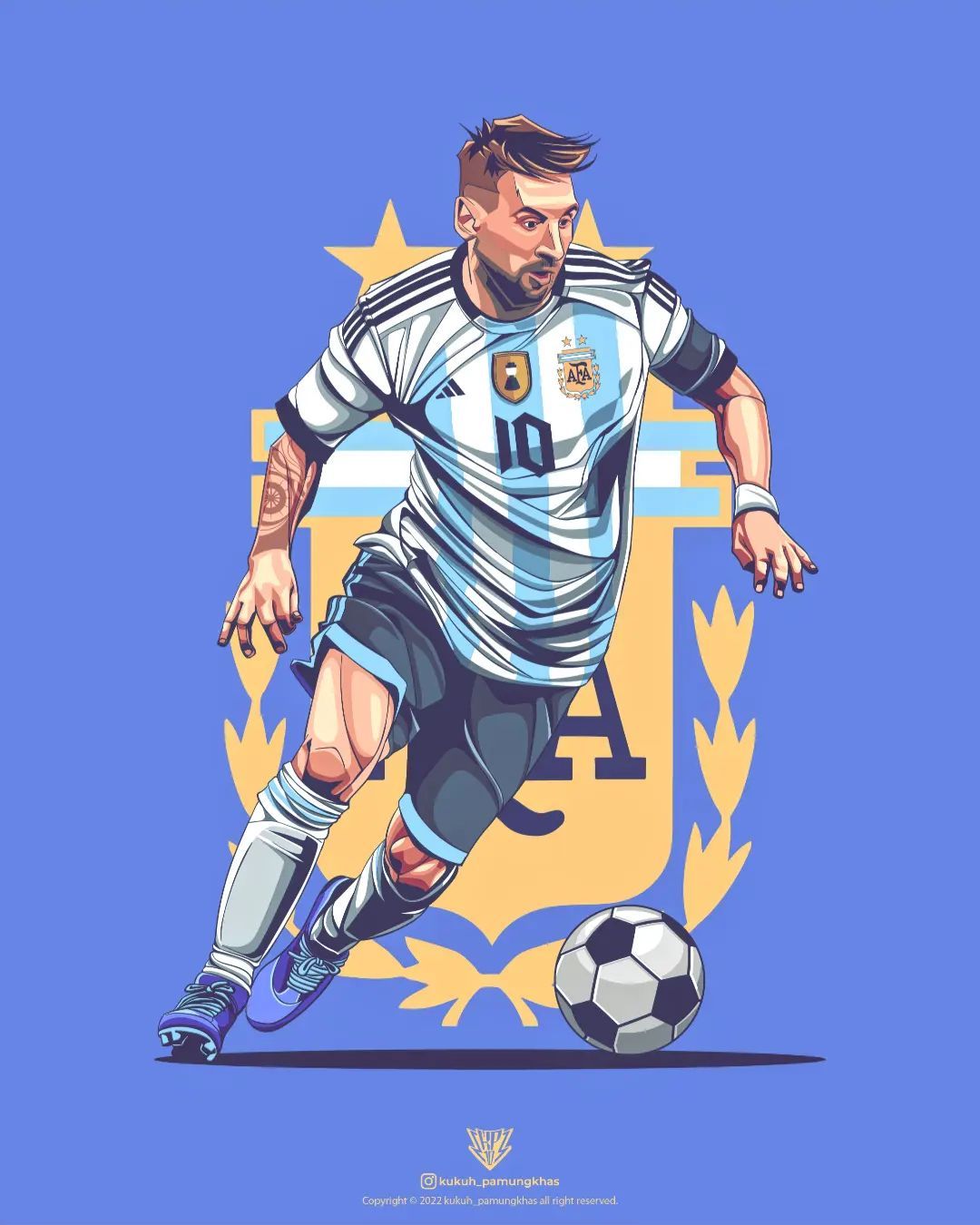 Vibrant messi pfps showcasing his iconic journey with argentina