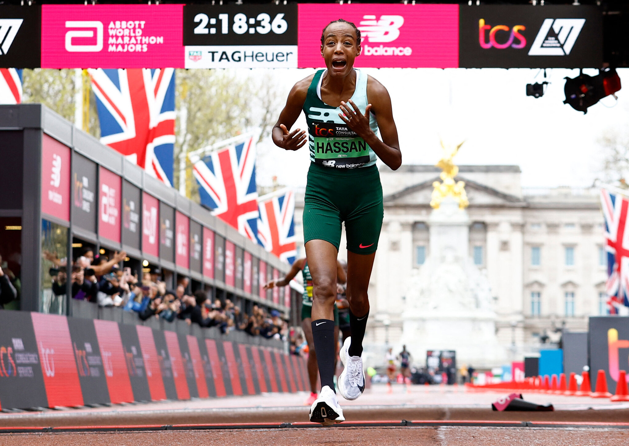 Inspirational moments from the london marathon 2023 with hassan