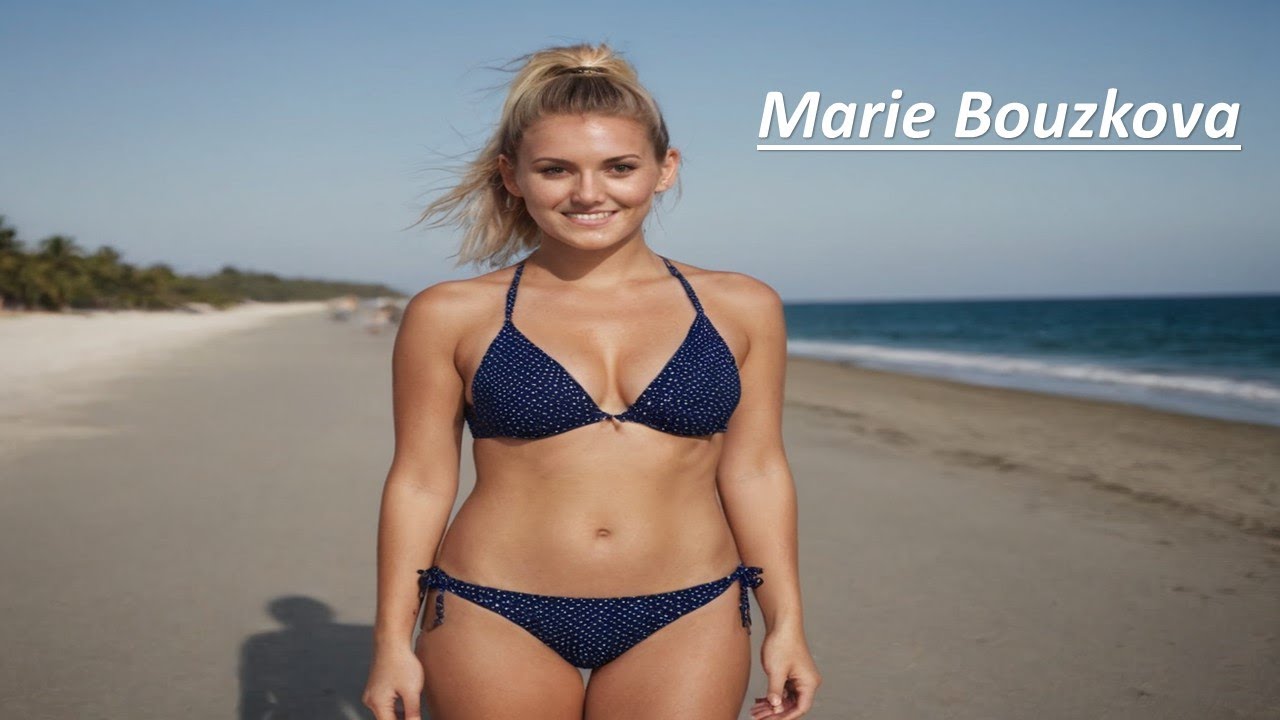 Stylish marie bouzkova bikini looks that define beach elegance and charm