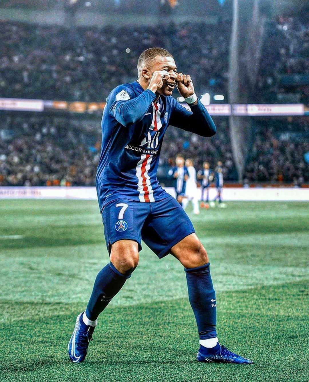 Mbappe cold photos driven to showcase his icy determination and skill