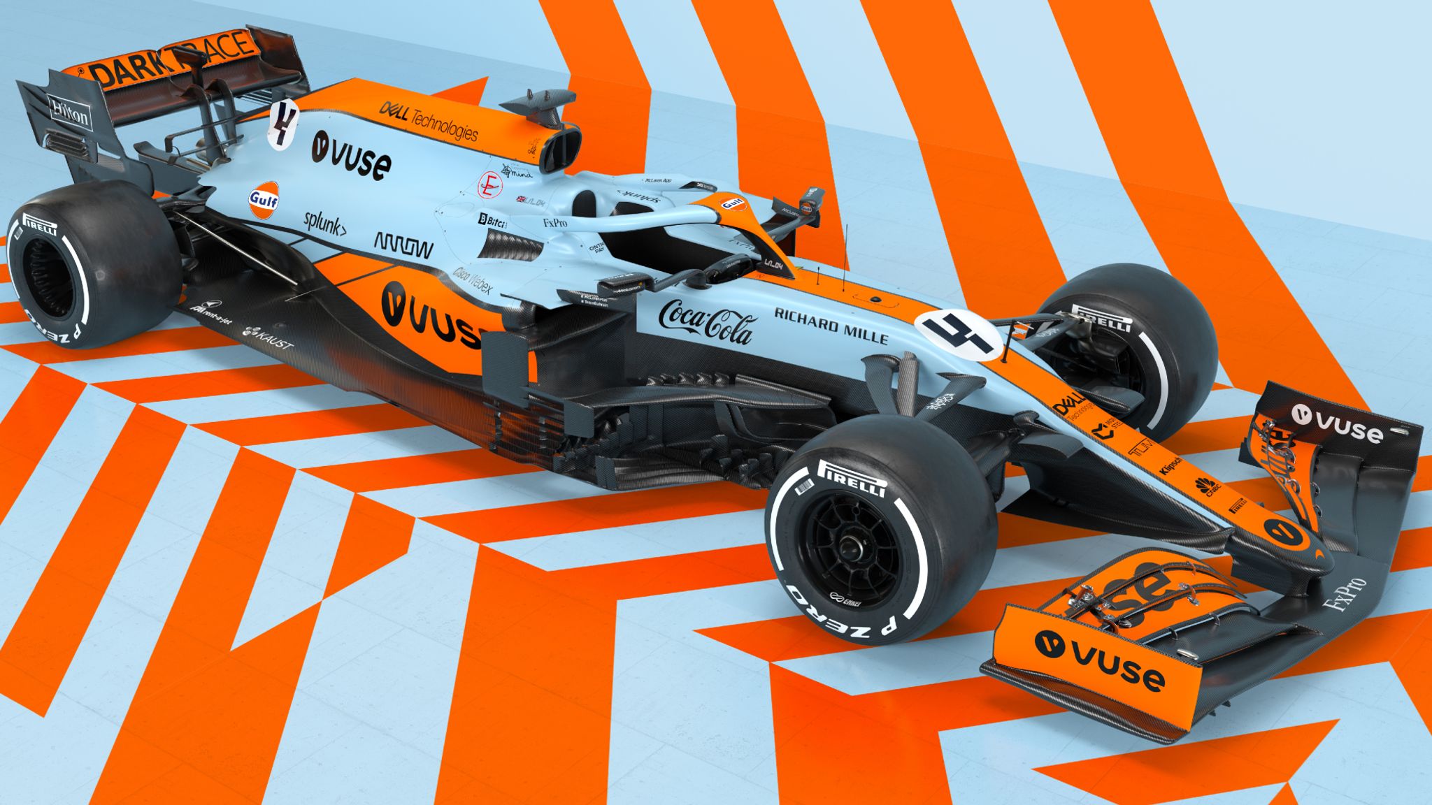 Adventurous mclaren monaco gulf livery that redefines racing glory