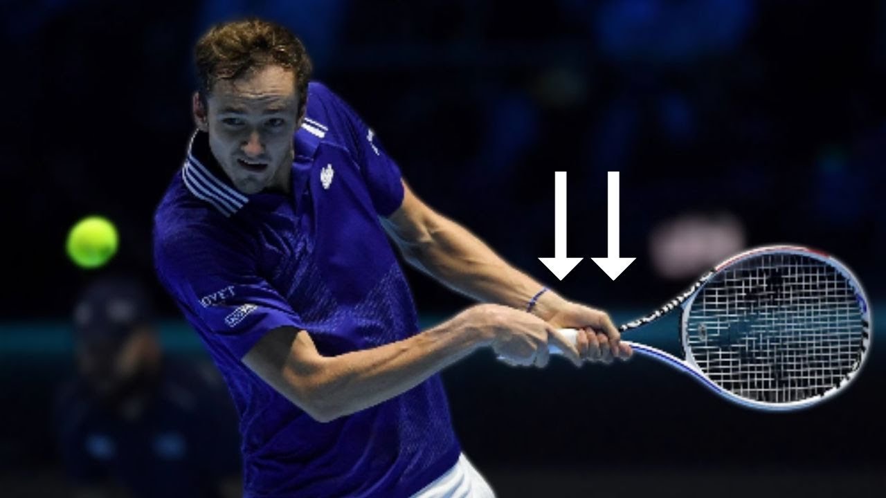 Medvedev backhand showcases contemporary tennis excellence and power