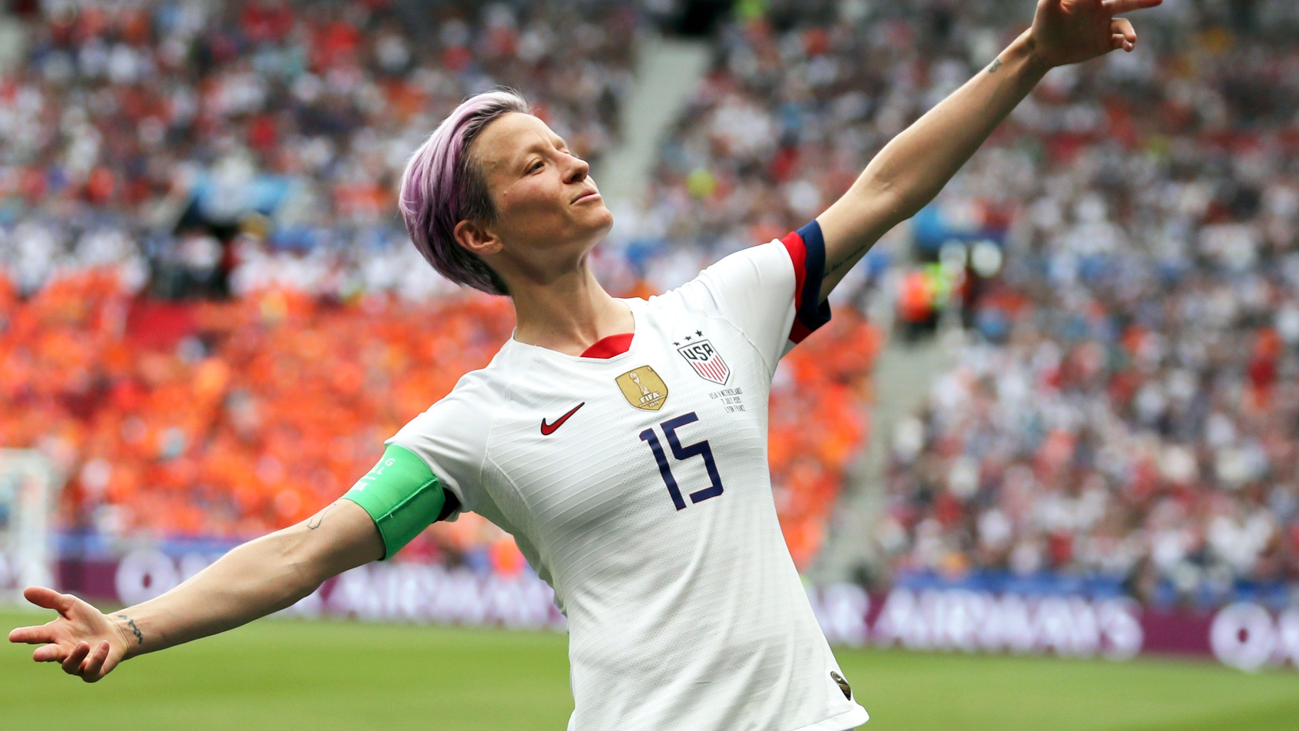 Megan rapinoe netherlands showcasing disciplined athletic excellence