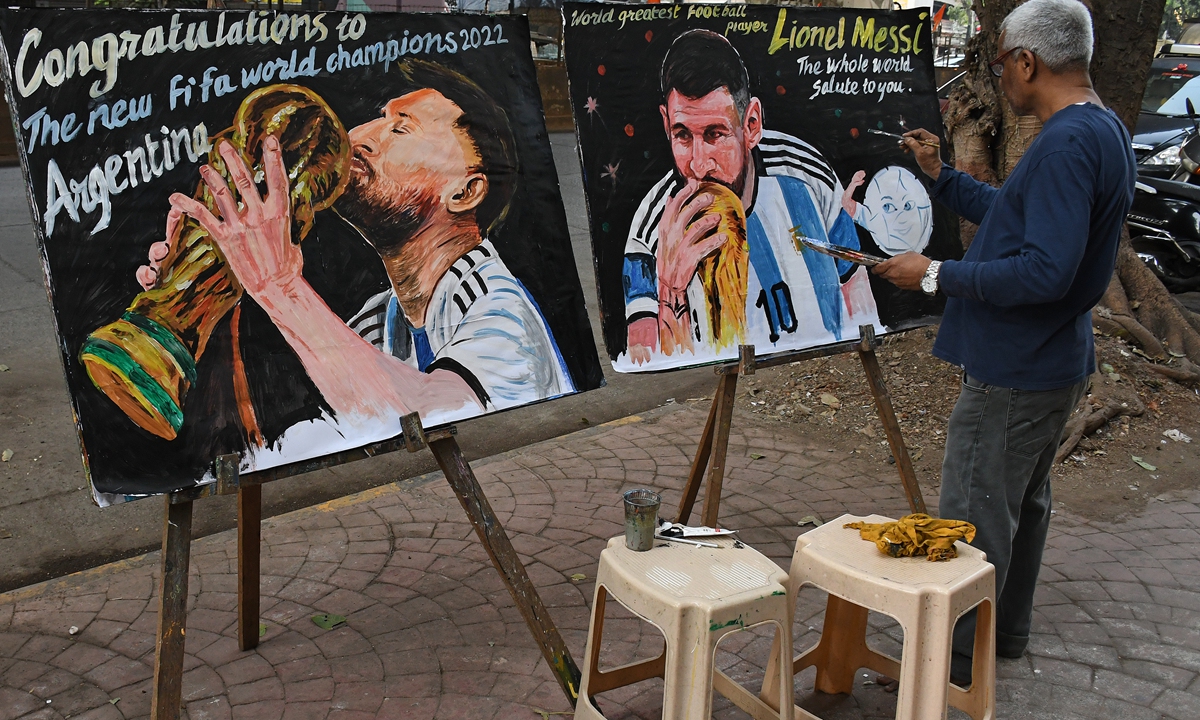Practical moments when messi kissed the world cup in joy