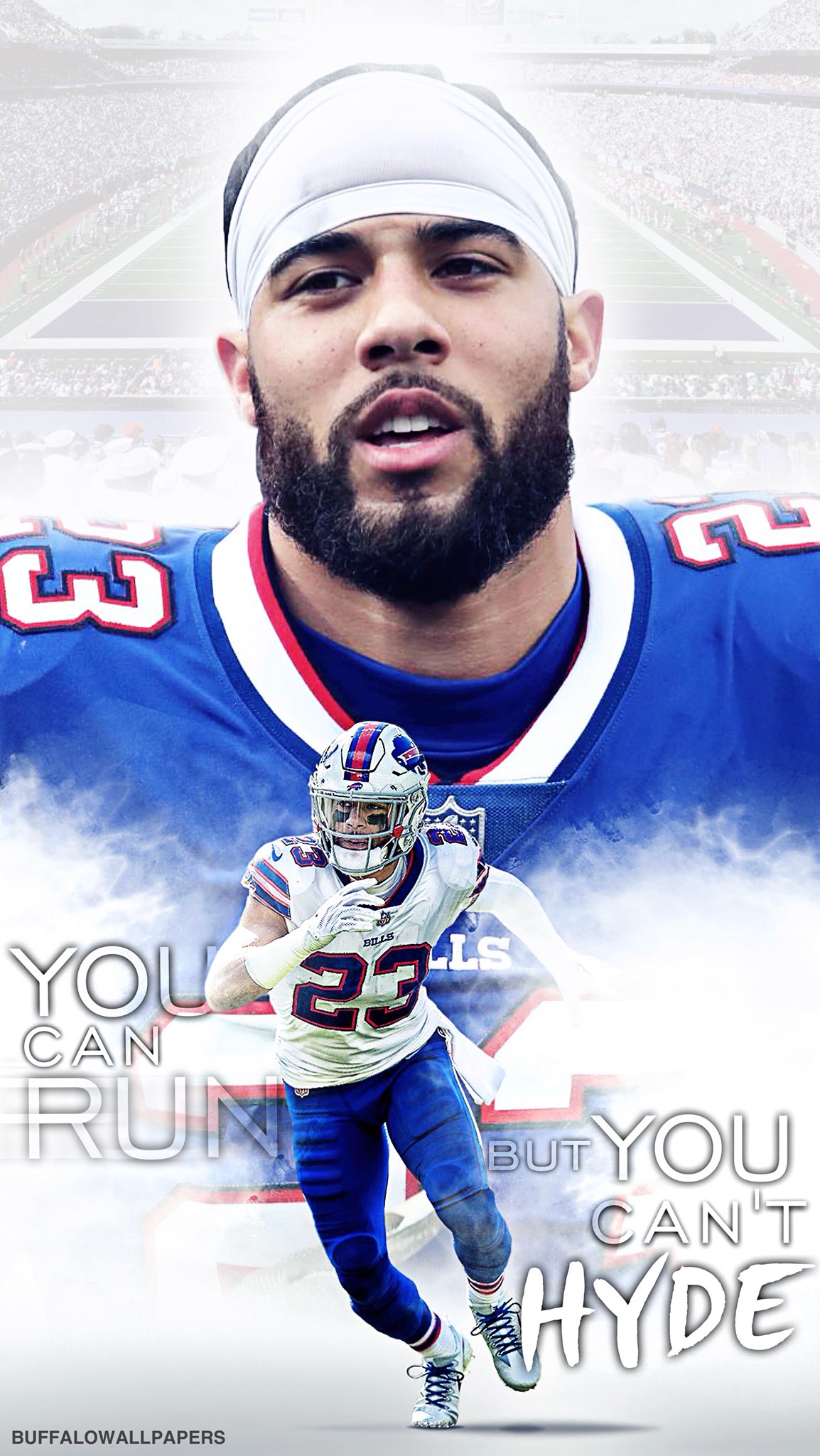 Micah hyde wallpaper showcasing the resilient spirit of athletes