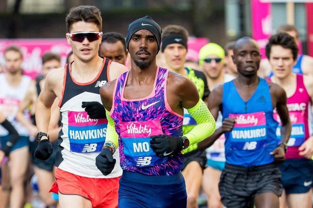 Vibrant mo farah’s unforgettable journey at the london marathon 2023