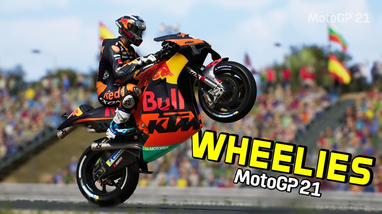 Strong desire for motogp wheelie action fuels thrilling adventures