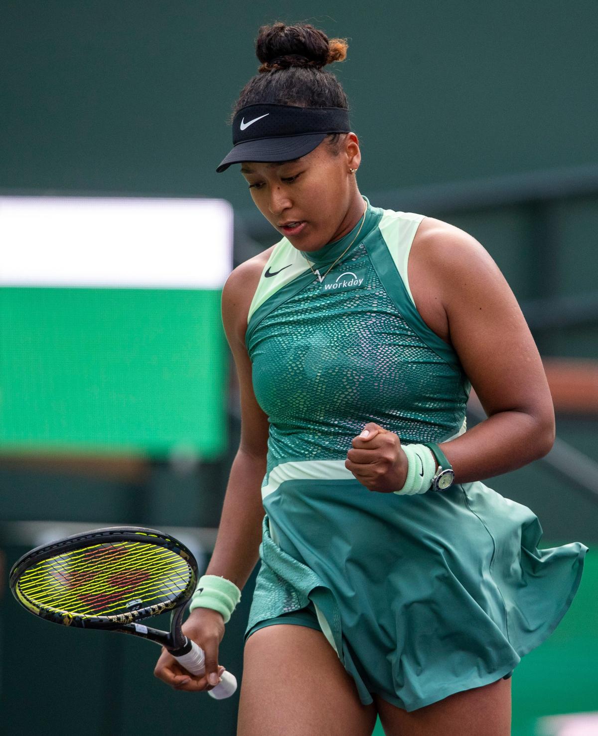 Perfect naomi osaka showcases talent at indian wells 2024 tournament