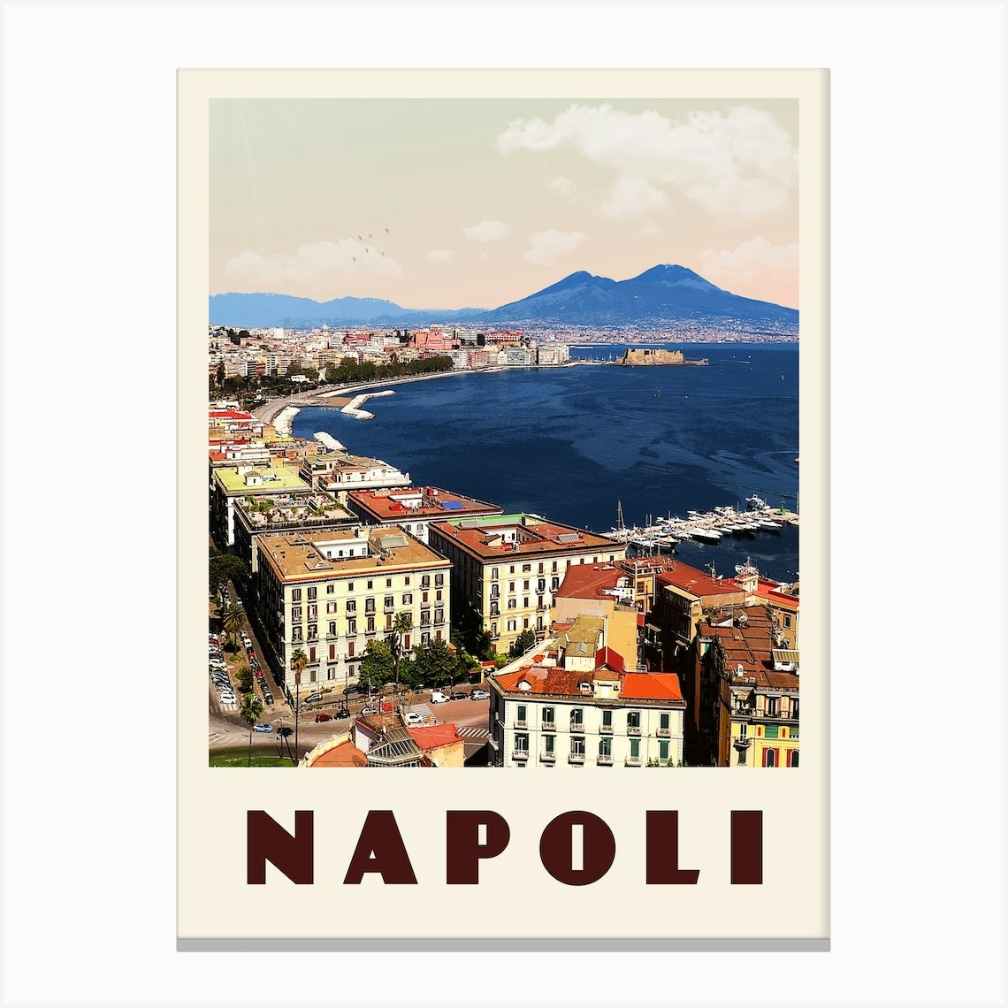Napoli poster brings tough spirit and passion of italian football