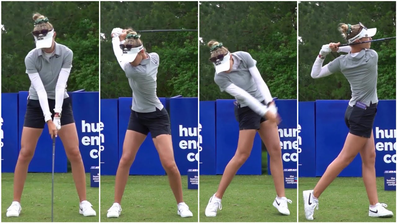 Passionate insights into nelly korda’s stunning golf swing sequence