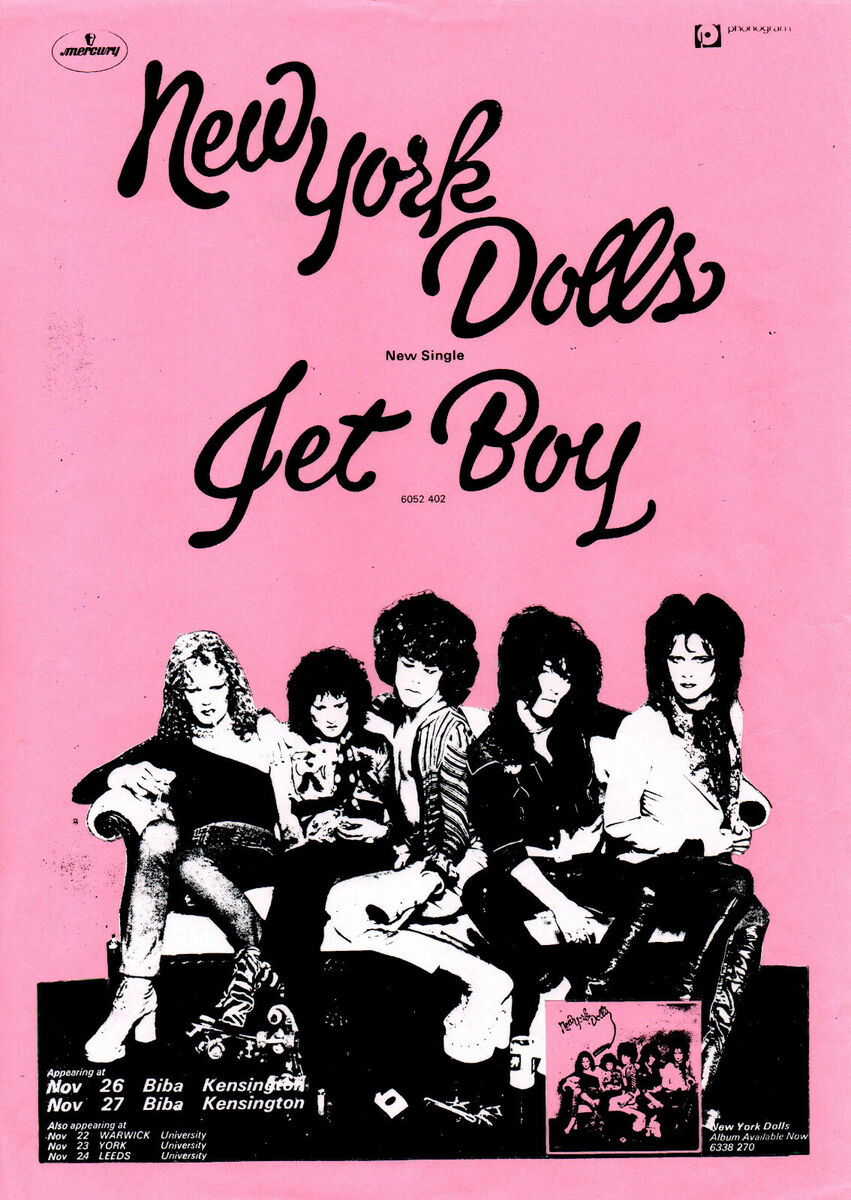 New york dolls poster the ultimate tribute to legendary rock style