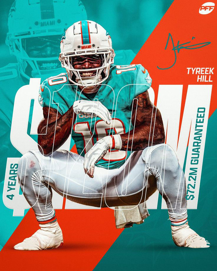 Enduring passion for the game with tyreek hill nfl wallpaper collection