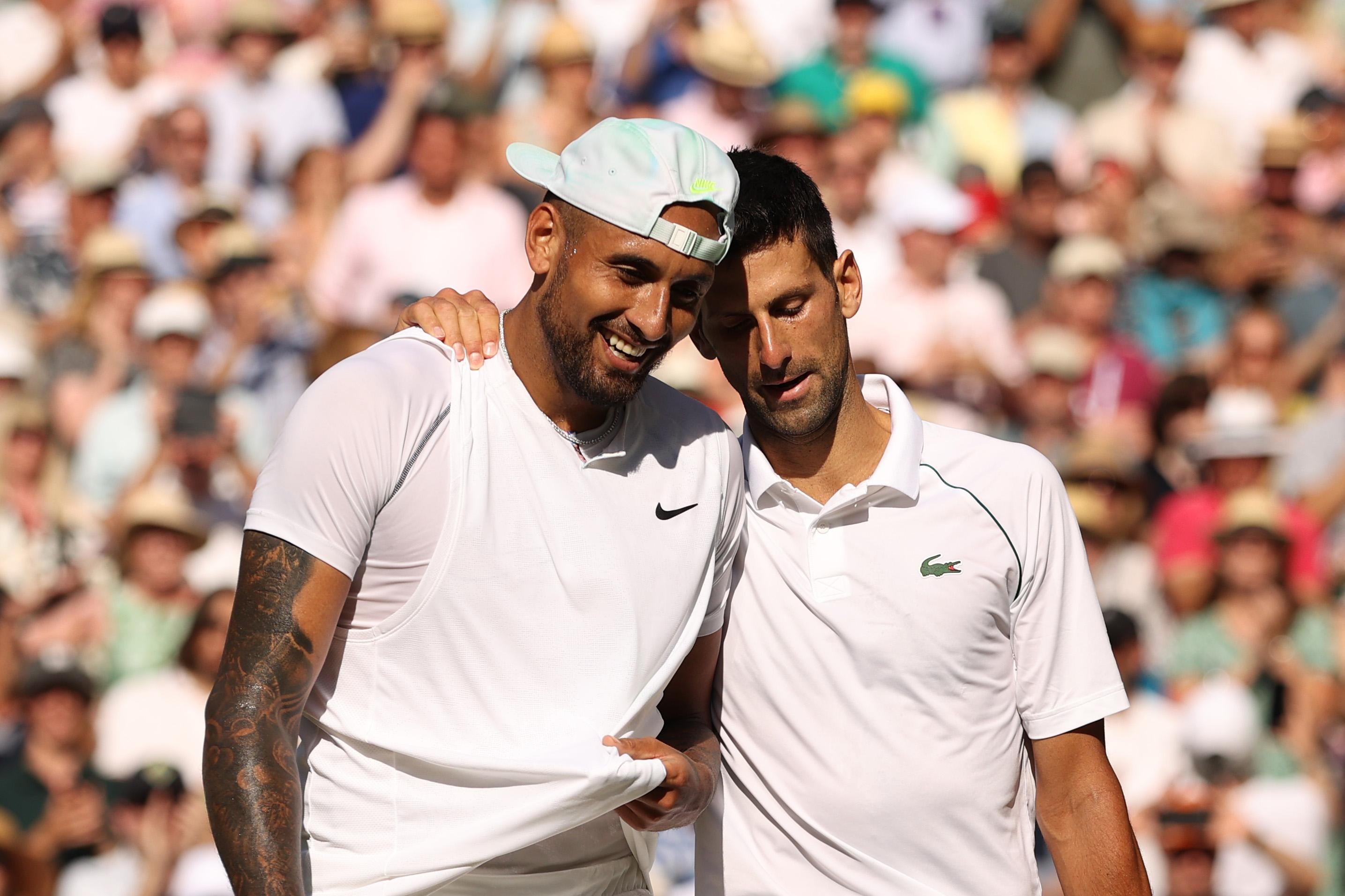 World-class showdown between novak djokovic and nick kyrgios unfolds