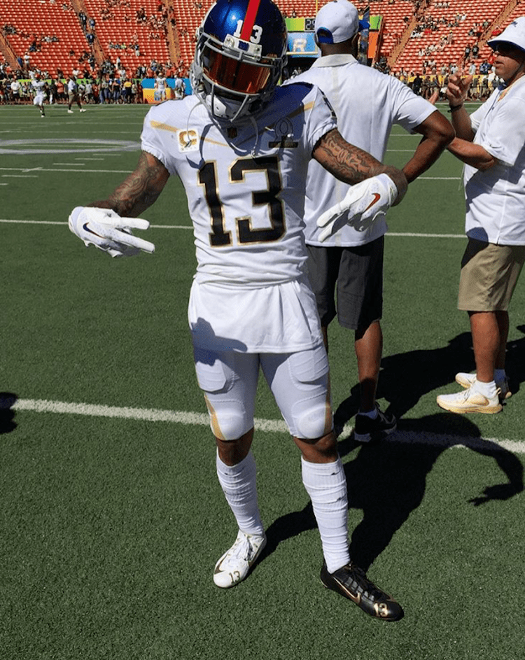 Premium quality odell beckham jr football drip for every fan